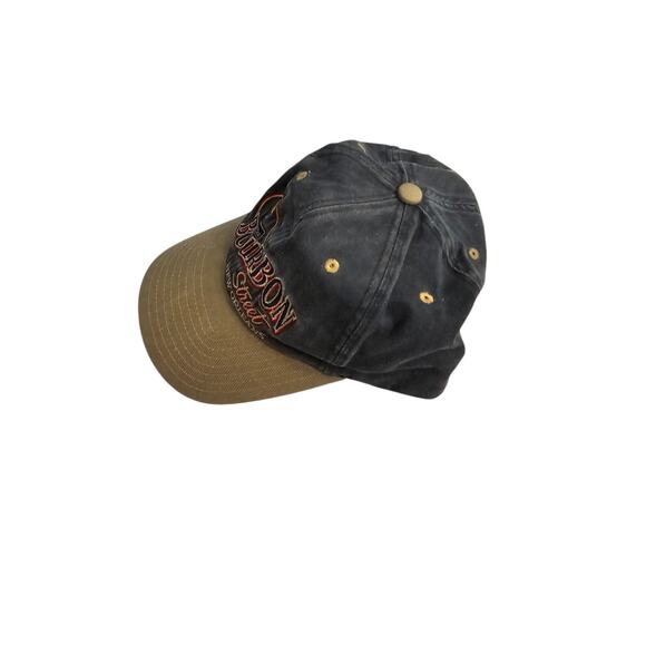 Vintage 1990s Bourbon Street New Orleans Strapback Baseball Hat Embroidered - Picture 3 of 5